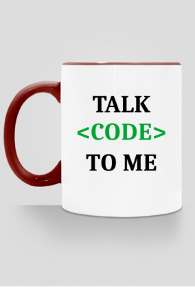 Kubek kolorowy talk code to me