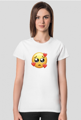 Koszulka Sad Love Emoji Damska