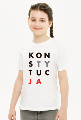 Konstytucja koszulka dziecięca dla dziewczynek (różne kolory)