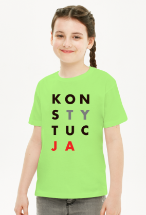 Konstytucja koszulka dziecięca dla dziewczynek (różne kolory)