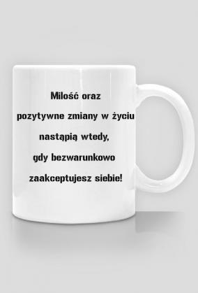 Kubek "zaAKCEPTUJ SIEBIE"