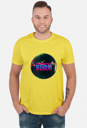 DISCO ball męska koszulka