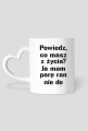 Kubek z uchem serduchem Sitek