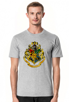 Hogwart herb męska koszulka