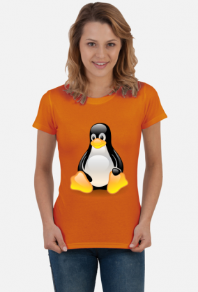 Koszulka damska Linux różne kolory