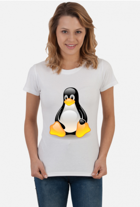 Koszulka damska Linux różne kolory
