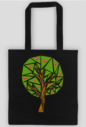 Eco torba serduszkowe drzewo (jednostronna)