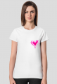Koszulka serce akwarelowe małe