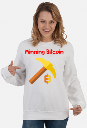 Damska bluza Bitcoin
