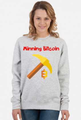 Damska bluza Bitcoin