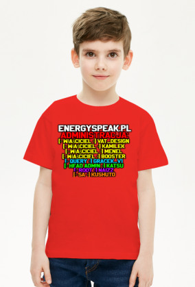 KOSZULKA Z PODPISAMI CAŁEJ ADMINISTRACJI ENERGYSPEAK.PL