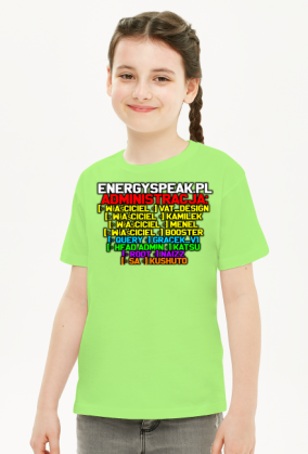 KOSZULKA Z PODPISAMI CAŁEJ ADMINISTRACJI ENERGYSPEAK.PL
