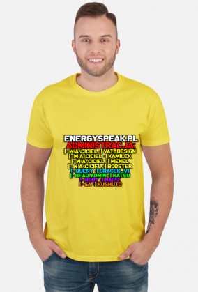 KOSZULKA MĘSKA Z PODPISAMI CAŁEJ ADMINISTRACJI TS3