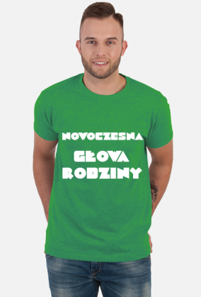 Nowoczesna głowa rodziny v.2 biały napis