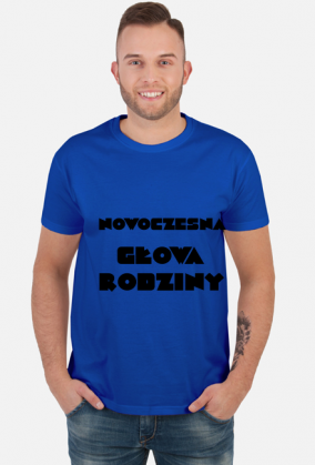 Nowoczesna głowa rodziny v.2 czarny napis