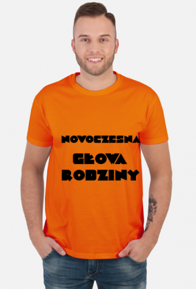 Nowoczesna głowa rodziny v.2 czarny napis