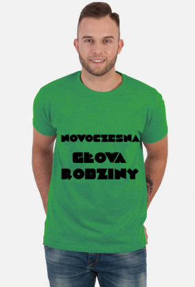 Nowoczesna głowa rodziny v.2 czarny napis