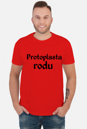 Protoplasta rodu czarny napis