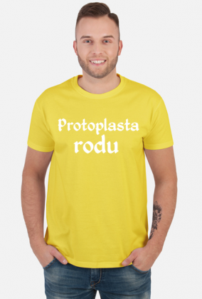 Protoplasta rodu biały napis