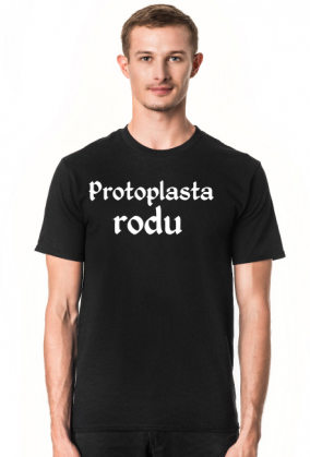 Protoplasta rodu biały napis