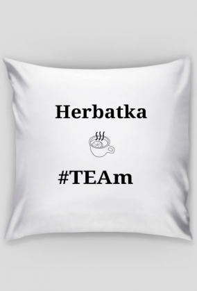 Poszewka na poduszkę „Herbatka Team“