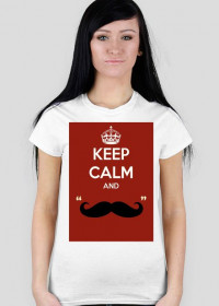 Koszulka Keep Calm and "WĄSY"
