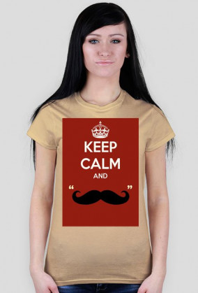 Koszulka Keep Calm and "WĄSY"