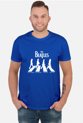 The Beatles black męska koszulka