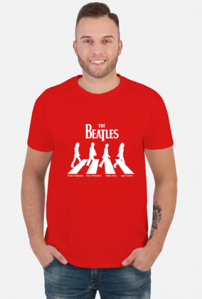 The Beatles black męska koszulka