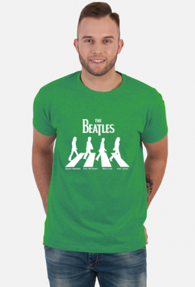 The Beatles black męska koszulka