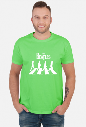 The Beatles black męska koszulka