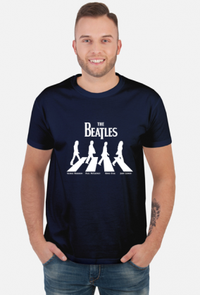 The Beatles black męska koszulka