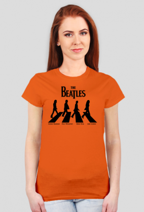 The Beatles white damska koszulka