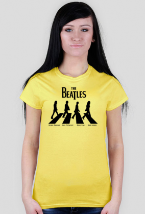 The Beatles white damska koszulka