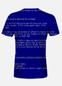Koszulka Męska Fullprint Blue Screen