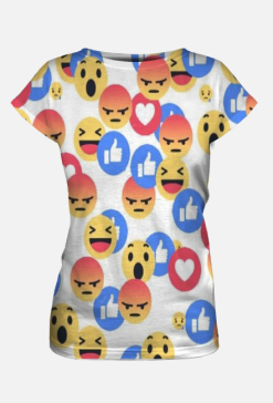 Facebook Reaction Fullprint Damska