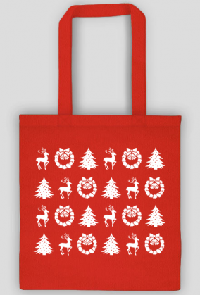 Świateczna torba z nadrukiem