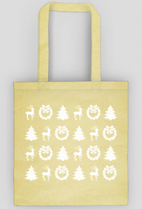 Świateczna torba z nadrukiem