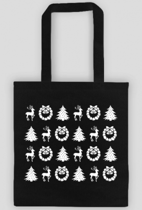Świateczna torba z nadrukiem