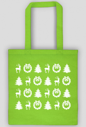 Świateczna torba z nadrukiem