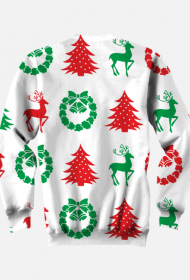 Świąteczna bluza z nadrukiem full print