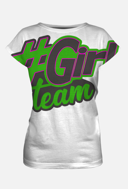 Koszulka FullPrint "#GirlTeam"