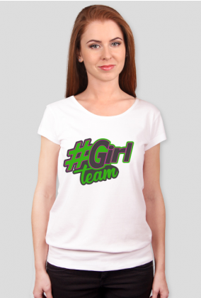 Koszulka Damska PREMIUM "#GirlTeam"