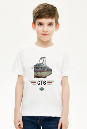 Koszulka dziecięca GT6 - biała