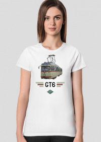 Koszulka GT6 - damska, biała