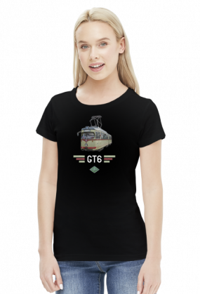 Koszulka GT6 - damska, czarna