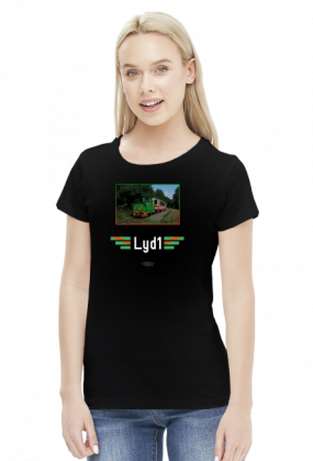 Koszulka Lyd1 - damska, czarna