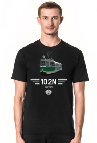 Koszulka 102N - czarna, męska
