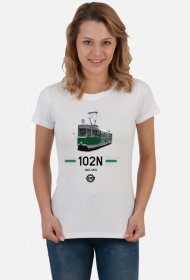 Koszulka 102N - biała, damska