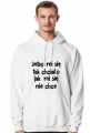 BLUZA MĘSKA ŻEBY MI SIĘ CHCIAŁO BLACK